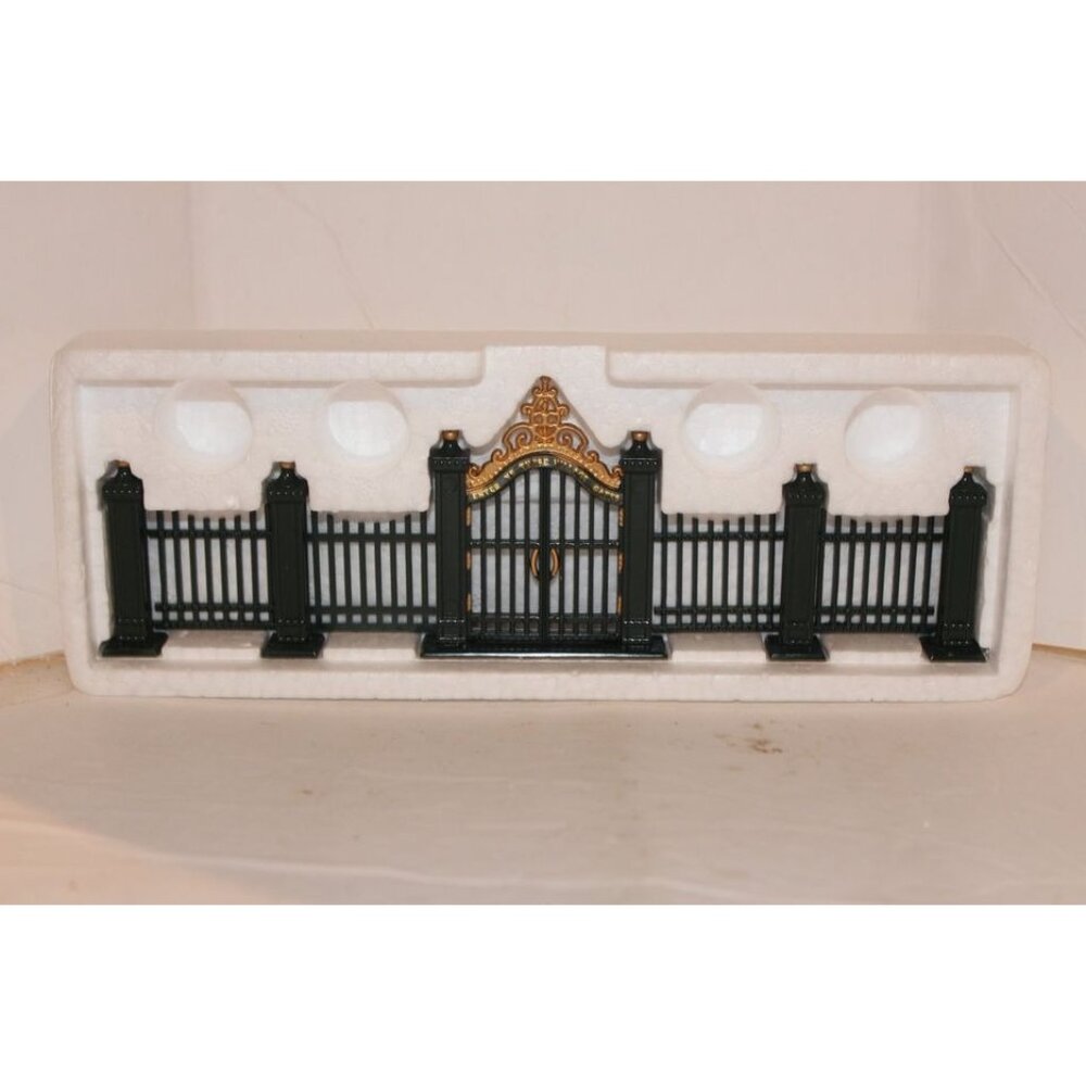 Dept 56 Village Accessories - Wrought Iron Fence & Gate